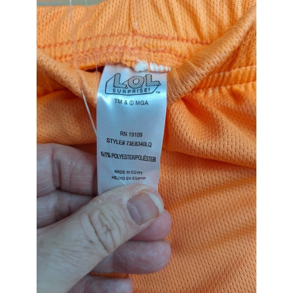 L.O.L. Surprise! 2 pc. Short & T-Shirt Set Size 3T Funtastic! Orange New - Picture 5 of 9